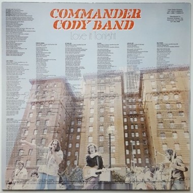 Commander Cody Band - Lose It Tonight • 12" Vinyl LP • EX - Labyrinth Music