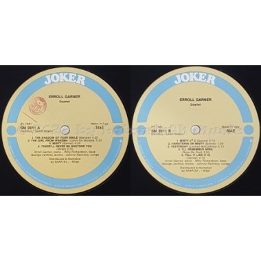 Erroll Garner - Quartet • 12" Vinyl LP • EX - Labyrinth Music