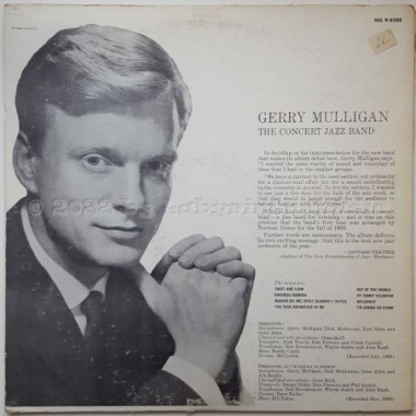 Gerry Mulligan - The Concert Jazz Band • 12" Vinyl LP - Labyrinth Music