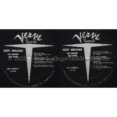 Gerry Mulligan - The Concert Jazz Band • 12" Vinyl LP - Labyrinth Music