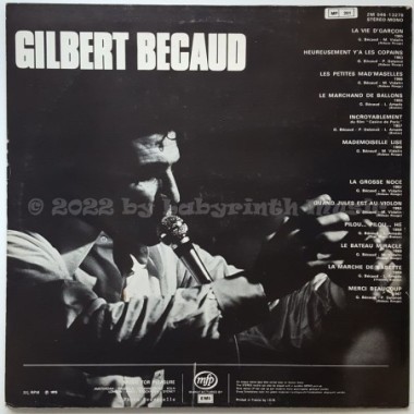 Gilbert Bécaud - Gilbert Bécaud • 12" Vinyl LP • EX - Labyrinth Music