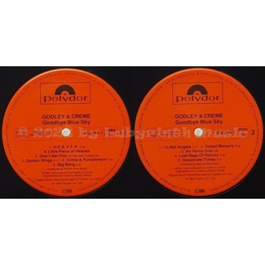 Godley & Creme - Goodbye Blue Sky • 12" Vinyl LP • NM - Labyrinth Music