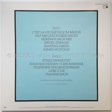 Hanne Haller - Liebe U.S.W. • 12" Vinyl LP • MINT - Labyrinth Music