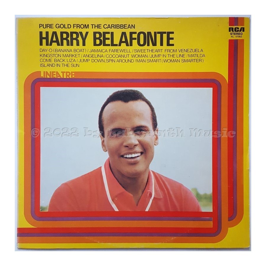 Harry Belafonte - Pure Gold From The Caribbean • 12" Vinyl LP • EX - Labyrinth Music