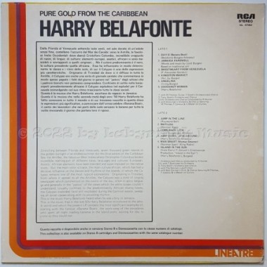 Harry Belafonte - Pure Gold From The Caribbean • 12" Vinyl LP • EX - Labyrinth Music