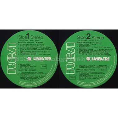 Harry Belafonte - Pure Gold From The Caribbean • 12" Vinyl LP • EX - Labyrinth Music