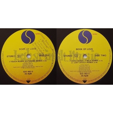 Book Of Love - I Touch Roses • 12" Vinyl Maxi • EX - Labyrinth Music