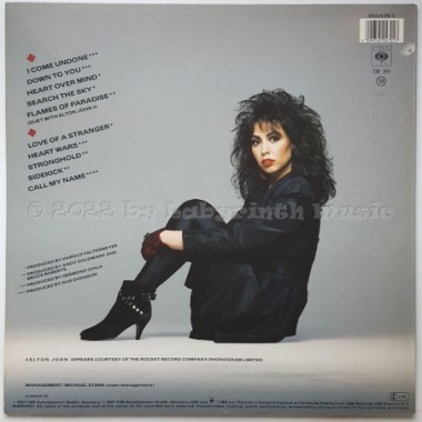 Jennifer Rush - Heart Over Mind • 12" Vinyl LP • MINT - Labyrinth Music