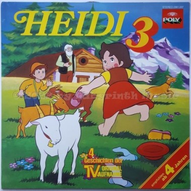 Johanna Spyri - Heidi 3 • 12" Vinyl LP • EX - Labyrinth Music