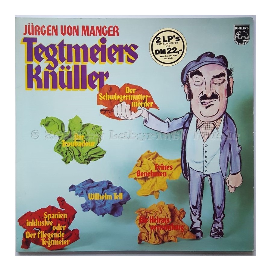 Jürgen Von Manger - Tegtmeiers Knüller • 12" Vinyl LP • NM - Labyrinth Music