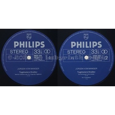 Jürgen Von Manger - Tegtmeiers Knüller • 12" Vinyl LP • NM - Labyrinth Music