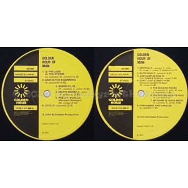 Man - Golden Hour Of Man • 12" Vinyl LP • EX - Labyrinth Music