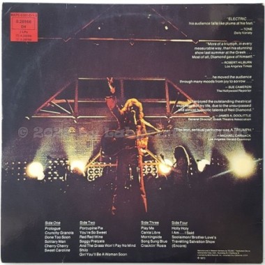 Neil Diamond - Hot August Night • 12" Vinyl LP - Labyrinth Music