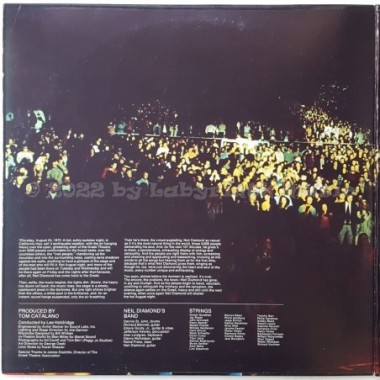 Neil Diamond - Hot August Night • 12" Vinyl LP - Labyrinth Music