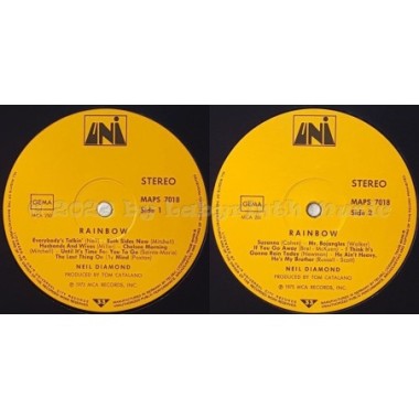 Neil Diamond - Rainbow • 12" Vinyl LP - Labyrinth Music