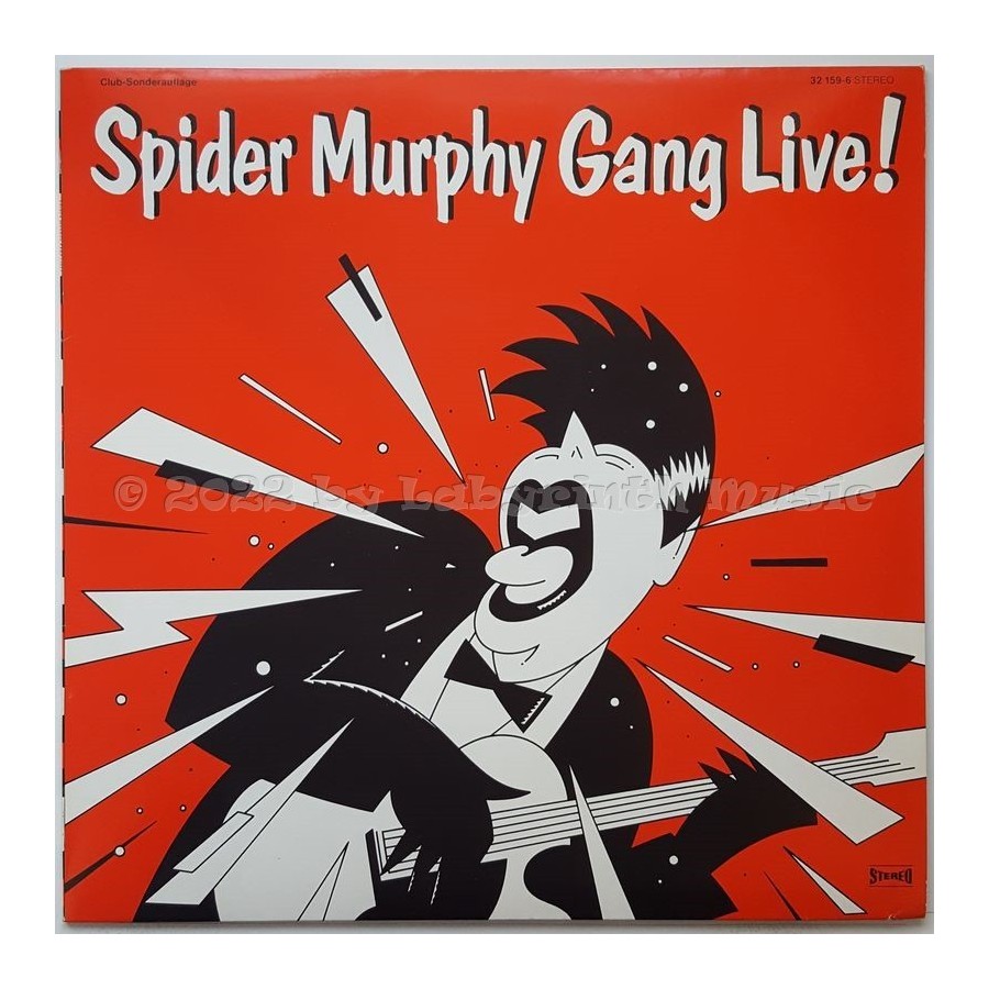 Spider Murphy Gang - Spider Murphy Gang Live! • 12" Vinyl LP • MINT - Labyrinth Music