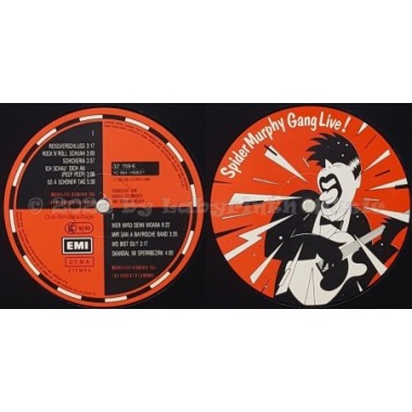Spider Murphy Gang - Spider Murphy Gang Live! • 12" Vinyl LP • MINT - Labyrinth Music