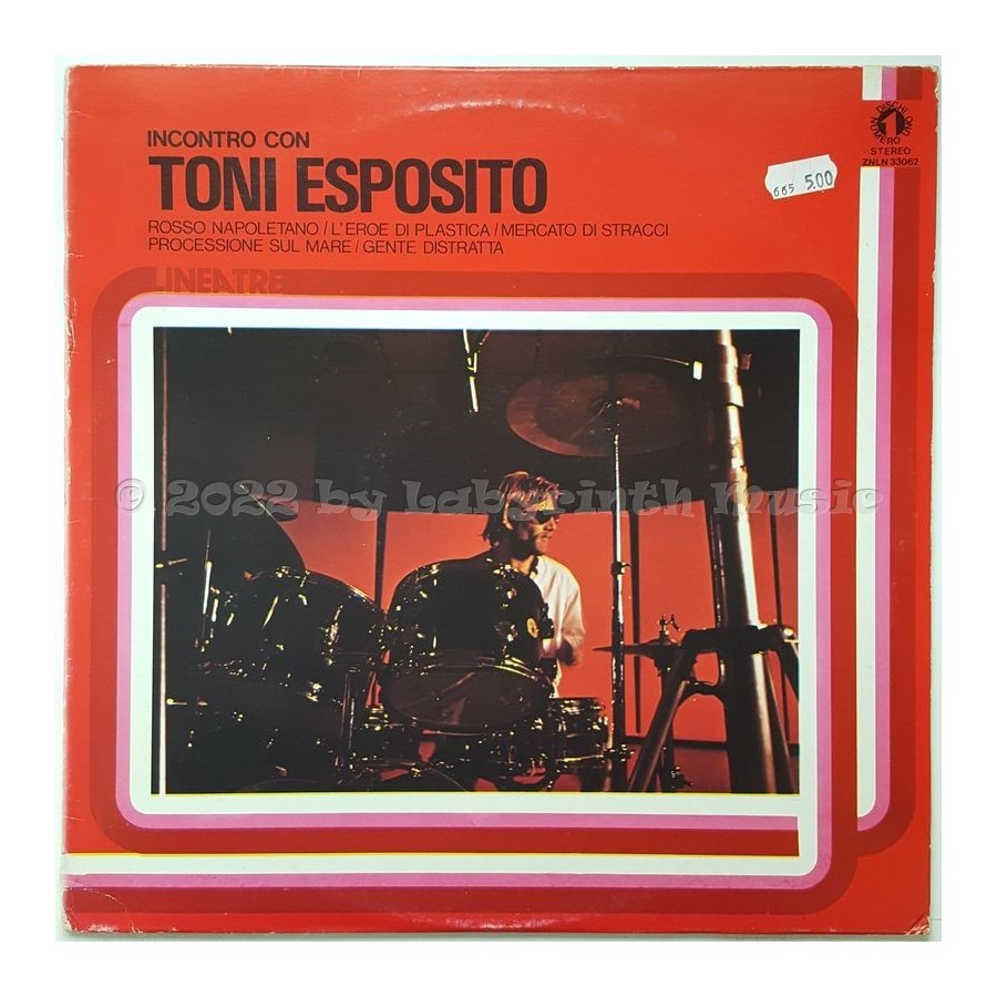 Tony Esposito - Incontro Con • 12" Vinyl LP • EX - Labyrinth Music
