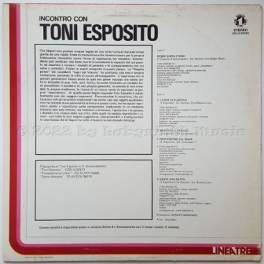 Tony Esposito - Incontro Con • 12" Vinyl LP • EX - Labyrinth Music