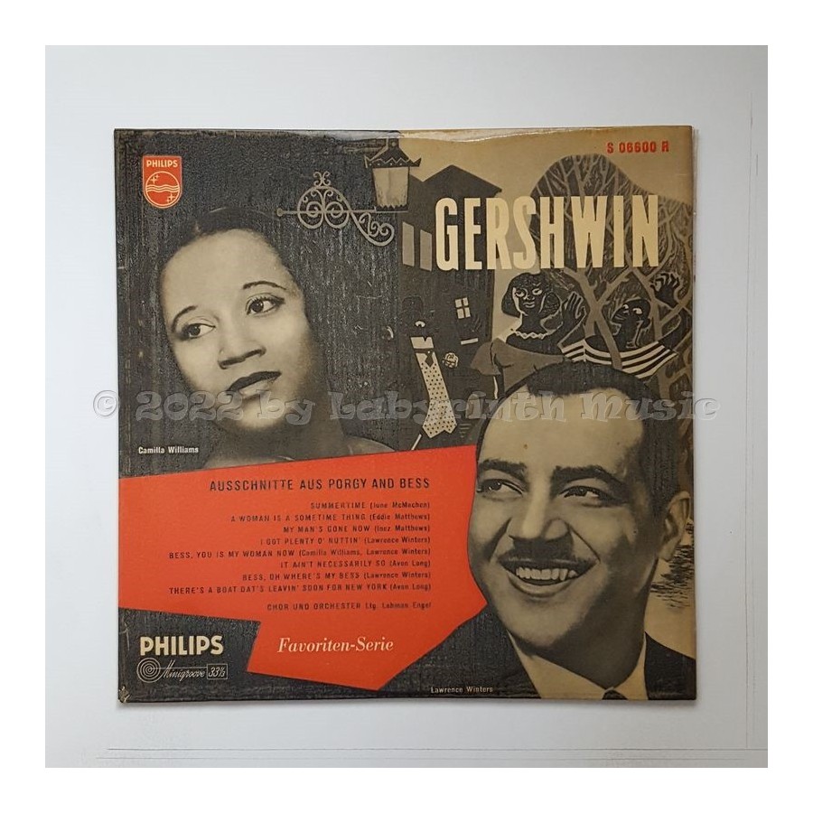 Various - Ausschnitte Aus Porgy And Bess • 10" Vinyl • EX - Labyrinth Music