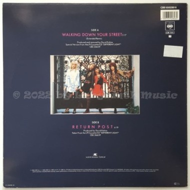 Bangles - Walking Down Your Street • 12" Vinyl Maxi • EX - Labyrinth Music