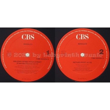 Bangles - Walking Down Your Street • 12" Vinyl Maxi • EX - Labyrinth Music