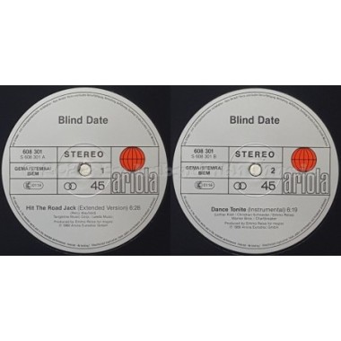 Blind Date - Hit The Road Jack • 12" Vinyl Maxi • NM - Labyrinth Music