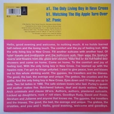 Carter The Unstoppable Sex Machine - The Only Living Boy In New Cross • 12" Vinyl Maxi • NM - Labyrinth Music
