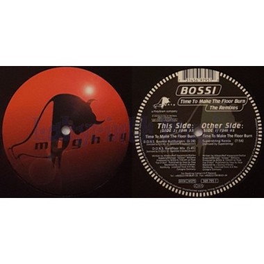 Bossi - Time To Make The Floor Burn • 12" Vinyl Maxi • NM - Labyrinth Music