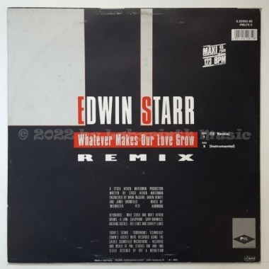 Edwin Starr - Whatever Makes Our Love Grow • Remix • 12" Vinyl Maxi - Labyrinth Music