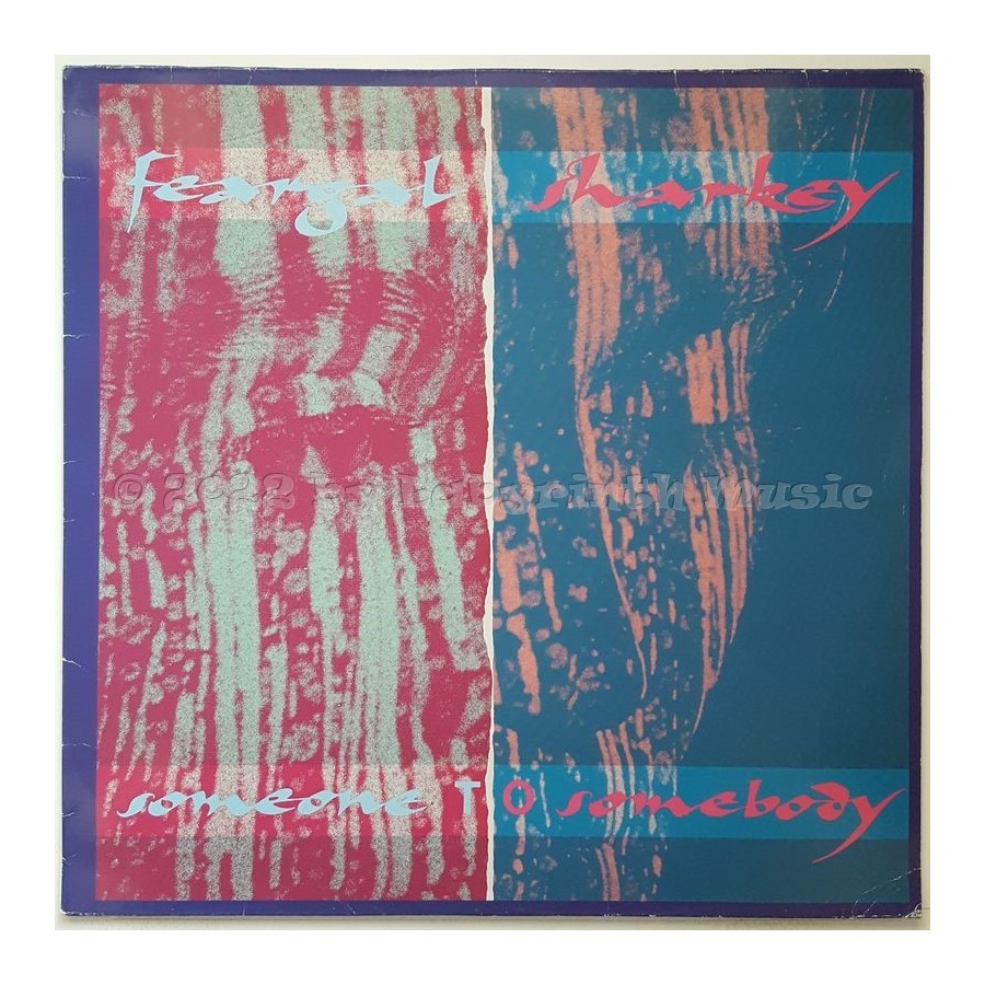 Feargal Sharkey - Someone To Somebody • 12" Vinyl Maxi • EX - Labyrinth Music