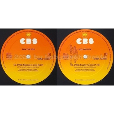 Fox The Fox - I.C. Eyes • 12" Vinyl Maxi • EX - Labyrinth Music