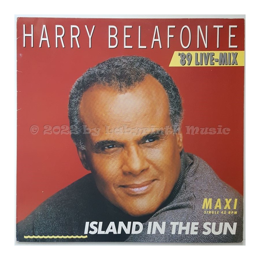 Harry Belafonte - Island In The Sun • 12" Vinyl Maxi • MINT - Labyrinth Music