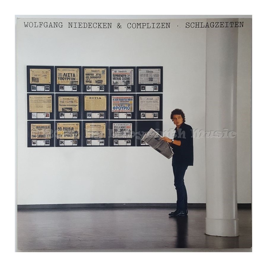 Wolfgang Niedecken & Complizen - Schlagzeiten • 12" Vinyl LP • EX - Labyrinth Music