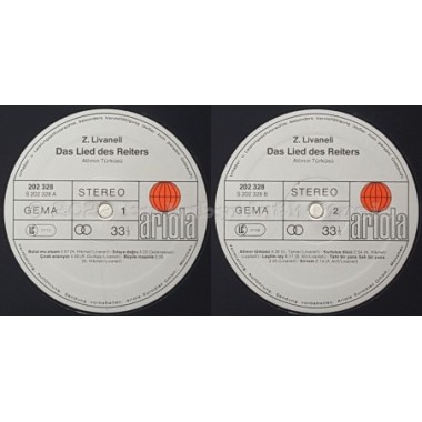 Z. Livaneli - Das Lied Des Reiters - Atlinin Türküsü • 12" Vinyl LP • EX - Labyrinth Music
