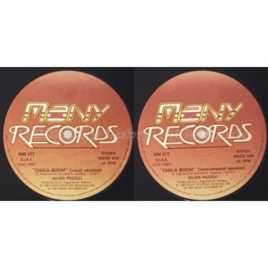 Silver Pozzoli - Chica Boom • 12" Vinyl Maxi - Labyrinth Music