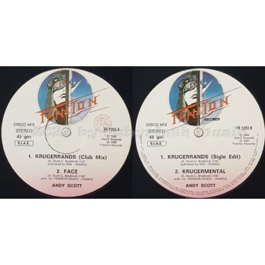 Andy Scott - Krugerrands • 12" Vinyl Maxi - Labyrinth Music