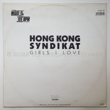 Hong Kong Syndikat - Girls I Love • 12" Vinyl Maxi • EX - Labyrinth Music