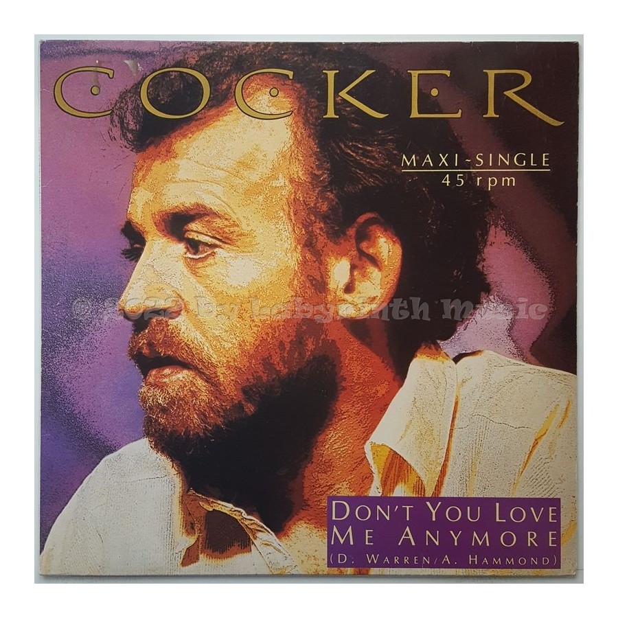 Joe Cocker - Don't You Love Me Anymore • 12" Vinyl Maxi • EX - Labyrinth Music