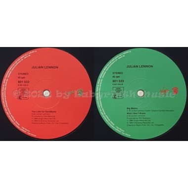 Julian Lennon - Too Late For Goodbyes • 12" Vinyl Maxi - Labyrinth Music