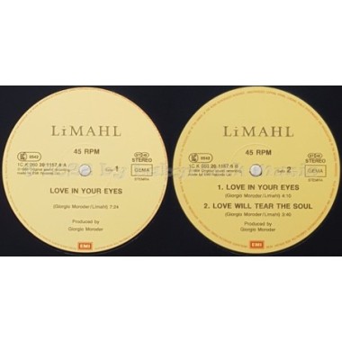 Limahl - Love In Your Eyes • 12" Vinyl Maxi • EX - Labyrinth Music