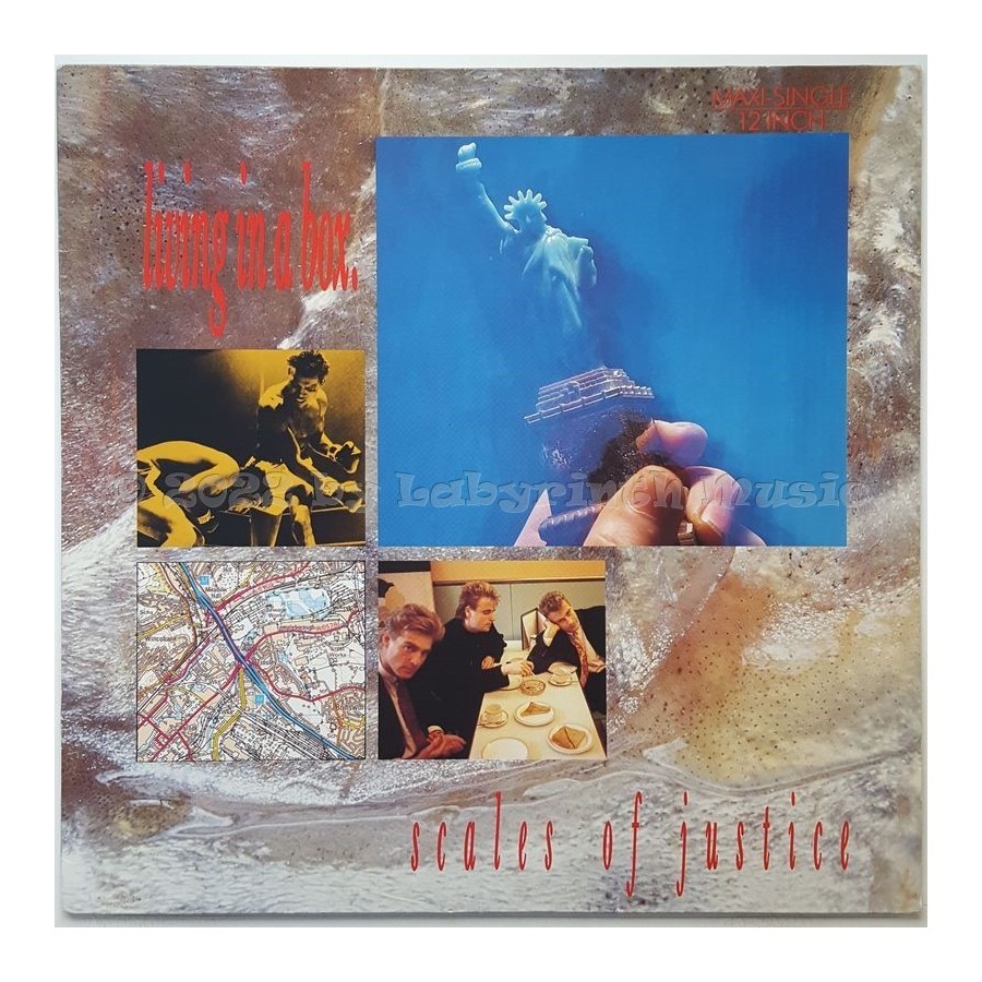 Living In A Box - Scales Of Justice • 12" Vinyl Maxi • EX - Labyrinth Music