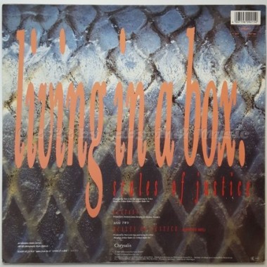 Living In A Box - Scales Of Justice • 12" Vinyl Maxi • EX - Labyrinth Music