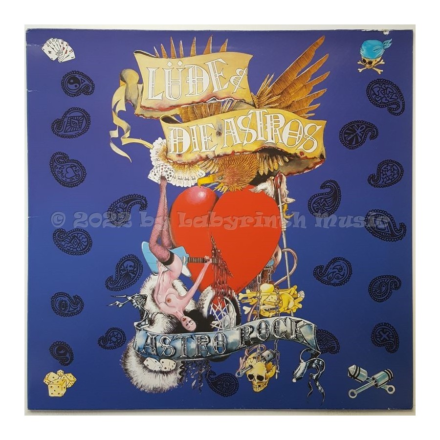 Lüde Und Die Astros - Astro Rock • 12" Vinyl Maxi • EX - Labyrinth Music