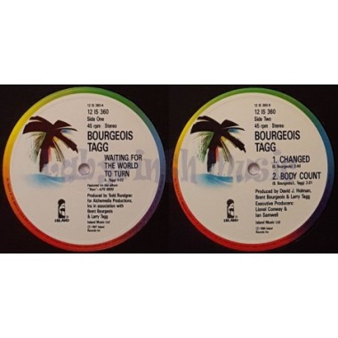 Bourgeois Tagg - Waiting For The World To Turn • 12" Vinyl Maxi • EX - Labyrinth Music