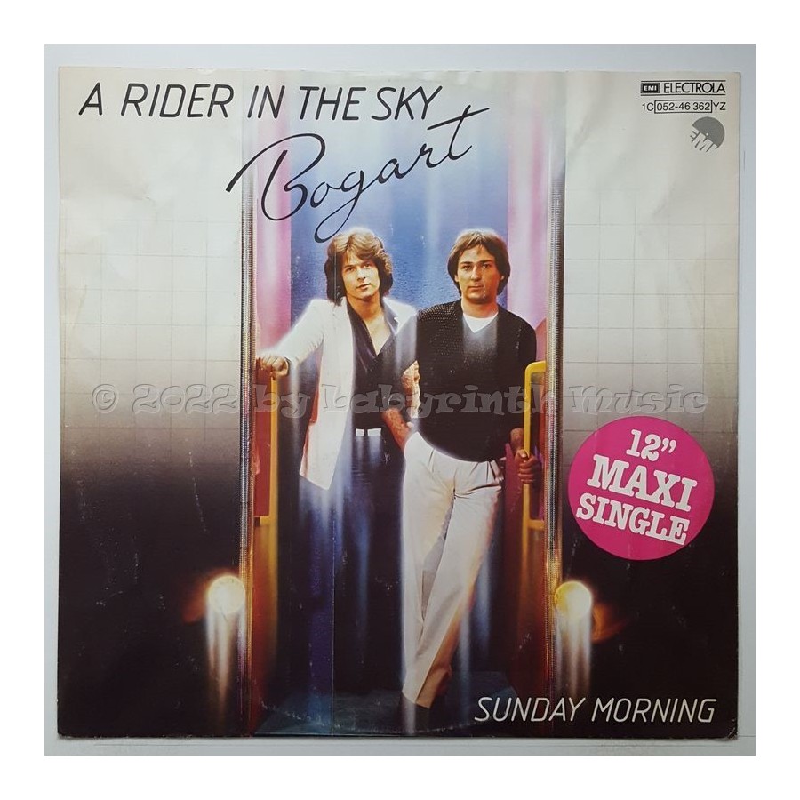 Bogart - A Rider In The Sky • 12" Vinyl Maxi - Labyrinth Music