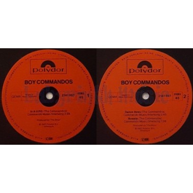 Boy Commandos - In A U.F.O. • 12" Vinyl Maxi - Labyrinth Music