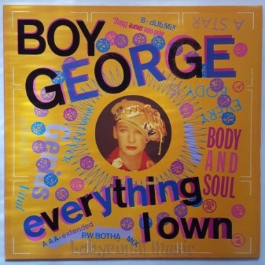 Boy George - Everything I Own • 12" Vinyl Maxi • NM - Labyrinth Music