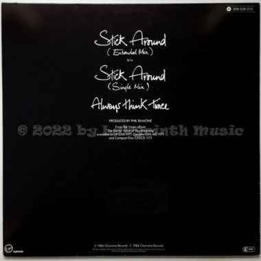 Julian Lennon - Stick Around • 12" Vinyl Maxi • EX - Labyrinth Music