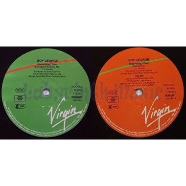 Boy George - Everything I Own • 12" Vinyl Maxi • NM - Labyrinth Music